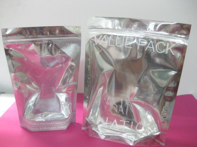 Sac cosmétique Zipper emballage supérieur d'ANIMAL FAMILIER/PE recyclable avec l'avant clair