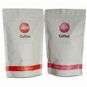 Tenez les sachets en matière plastique faits sur commande empaquetant, sac d'emballage de café de tirette