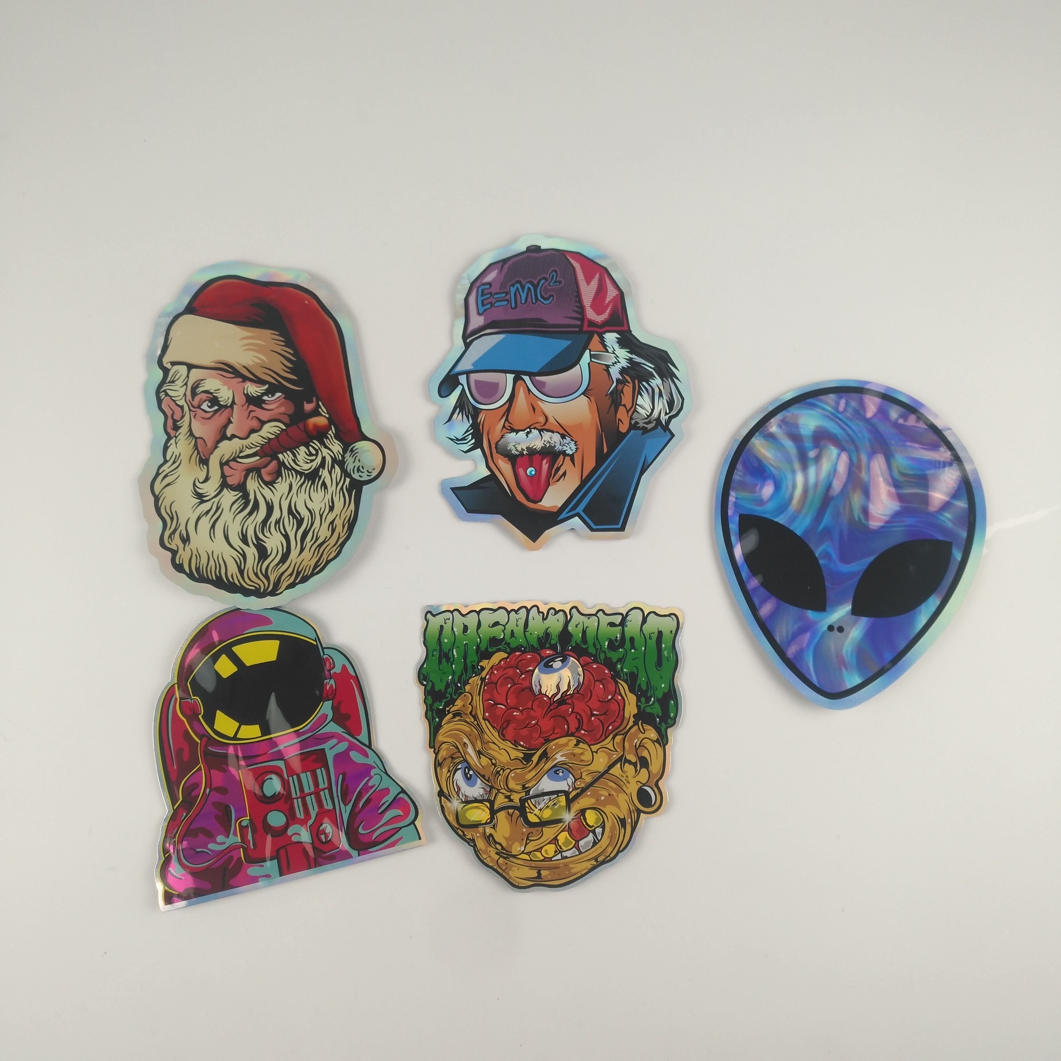 Gummies Jelly Cannabis Plastic Pouches Packaging a découpé les sacs avec des matrices faits sur commande 3.5g de tirette