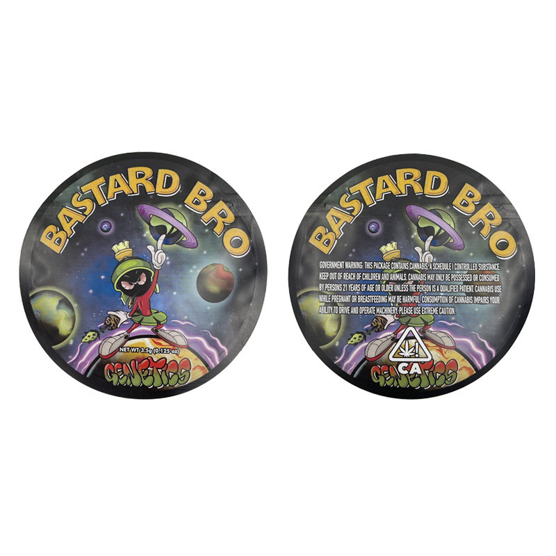 Le cercle mélangé Edibles a découpé la preuve avec des matrices formée 3.5g d'odeur de sac d'emballage d'aluminium de Mylar