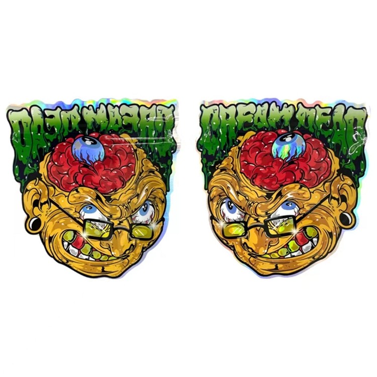 La serrure imprimée faite sur commande Mylar de fermeture éclair met en sac la tirette de casse-croûte de Gummies de soudure à chaud met en sac le papier aluminium