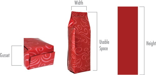 Sacs à thé inférieurs stratifiés de gousset empaquetant la finition mate imprimée colorée zip-lock