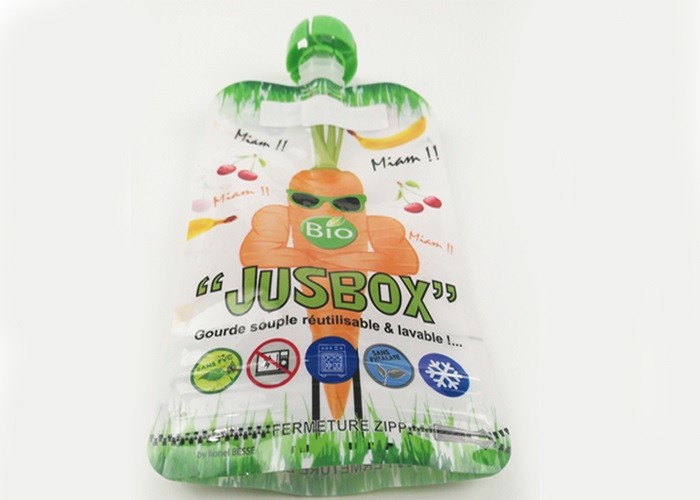 Digital imprimant la poche en plastique de bec pour le sac d'emballage de Juice Yogurt Squeeze Baby Food