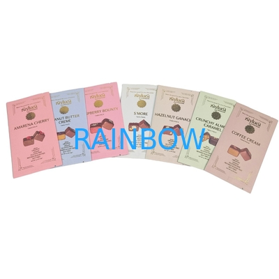 Impression personnalisée recyclable petit qualité alimentaire thermoscellable épais coloré nourriture noix sac cookie paquet collation sacs emballage