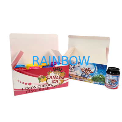 Food-Grade PET Plastic Jars with Twisted Lids 3.5g Soda Can Design