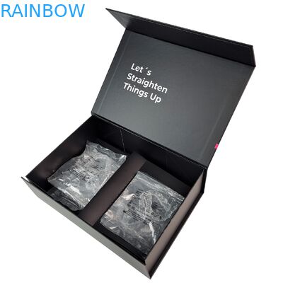 Boîte d'emballage personnalisée pour aligneurs dentaires avec fermeture magnétique, épaisseur 350g et design personnalisable pour aligneurs dentaires