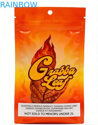 Sac Mylar inodore de qualité alimentaire et résistant aux enfants pour les sacs à tabac et les emballages d'encens à base de plantes