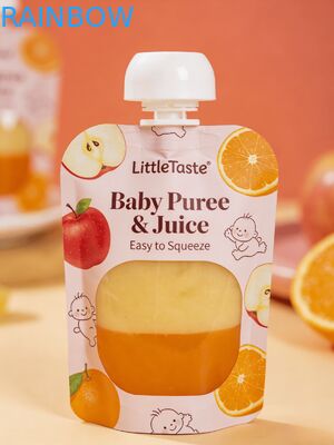 Sacoche à bouteille personnalisée de 30 ml pour purée de yogourt de fruits jus de bébé pour bébé alimentation complémentaire en forme de sacoche à bouteille sac en plastique